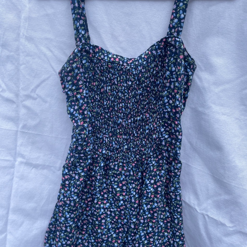 Mini Floral Smocked Romper
